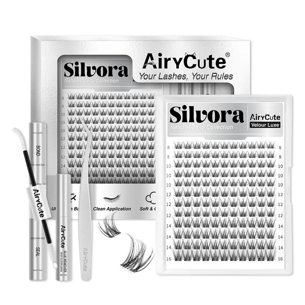 Airycute LIVE Exclusive Cluster Lashes – Viral DIY Lash Extensions with Best-Selling Styles Bubble, Elara, Brown Flaunt, Velure, Downy & Viva | Limited-Time Low Prices
