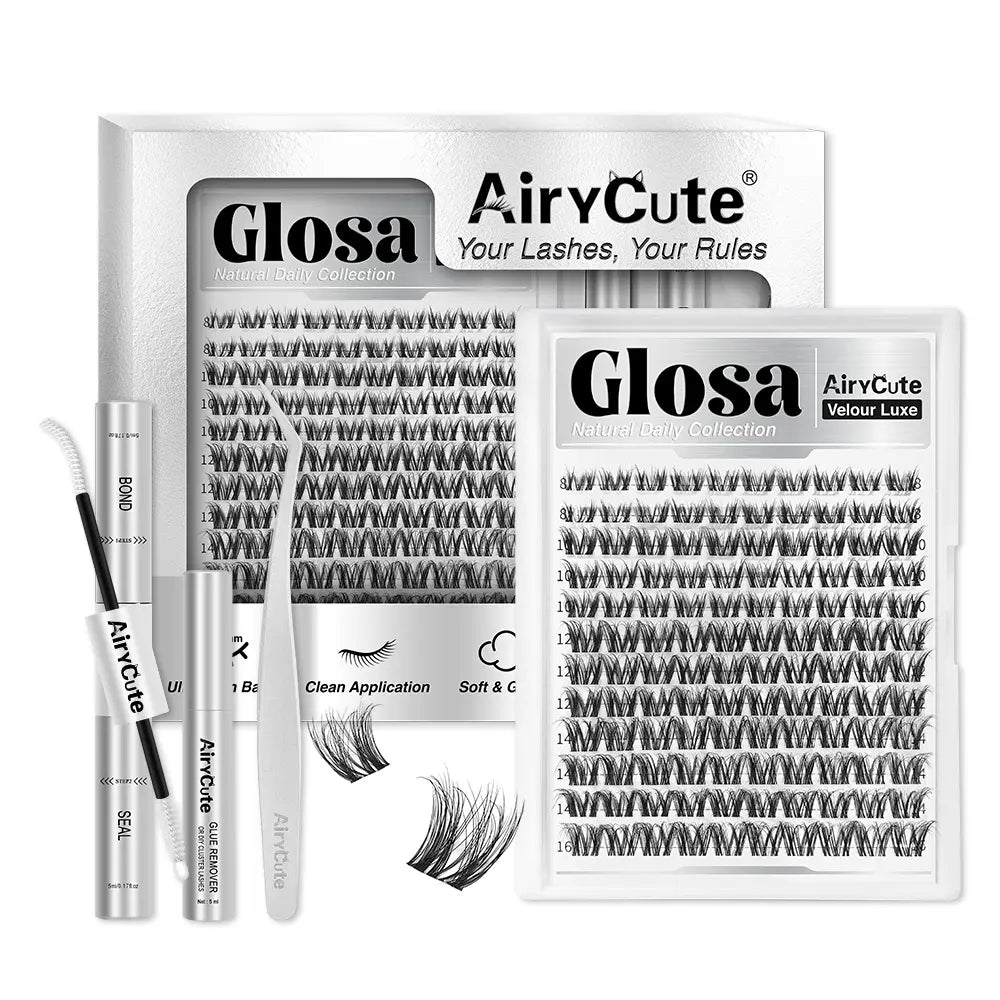 Airycute LIVE Exclusive Cluster Lashes – Viral DIY Lash Extensions with Best-Selling Styles Bubble, Elara, Brown Flaunt, Velure, Downy & Viva | Limited-Time Low Prices